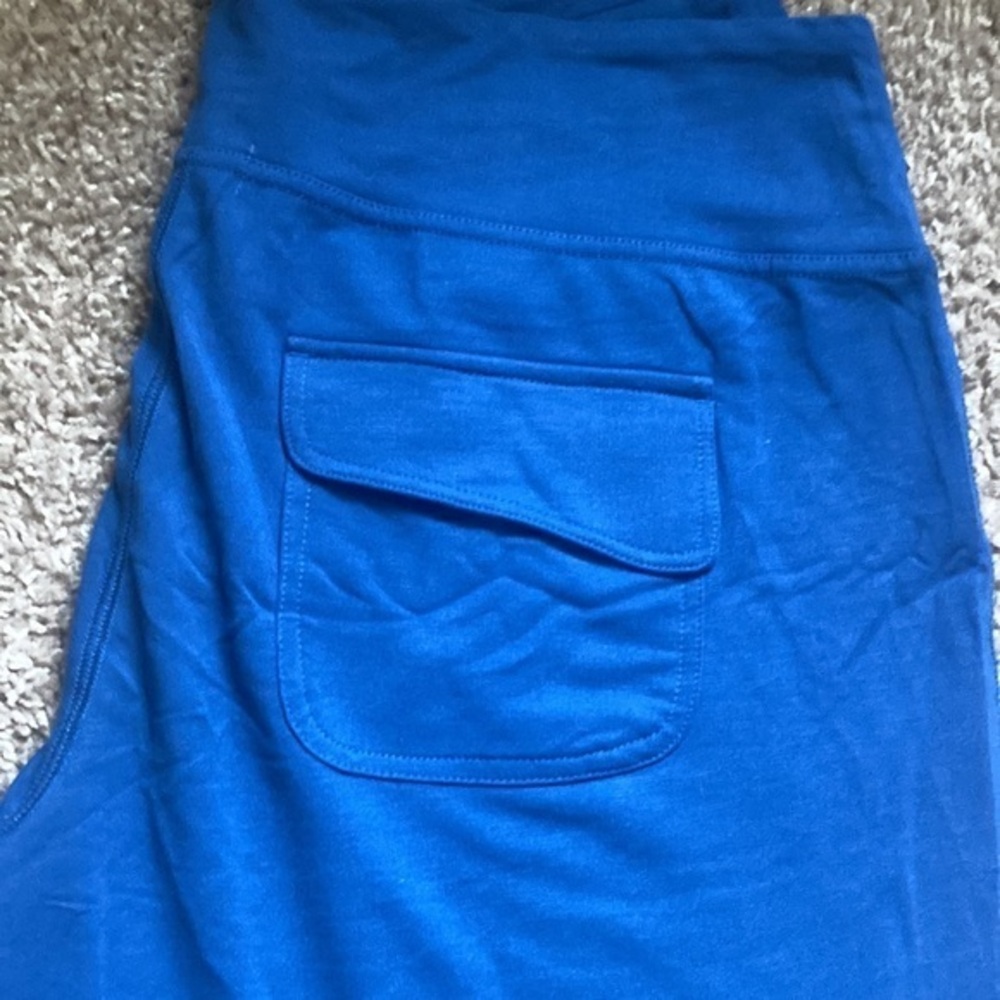 One World Wide Leg Blue Stretchy   Pants Size 1X Woman’s Plus Size P…